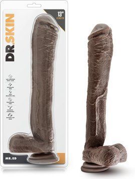 Фаллоимитатор гигант Blush Dr. Skin Mr. Ed реалистичный на присоске, 33 см х 5.3 см 330656 Т/ 15436 фото