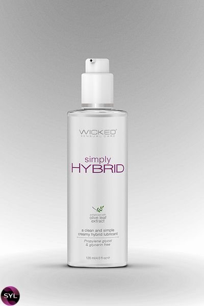 Лубрикант кремовий гібридний WICKED SIMPLY HYBRID SPERM 120ML T252141 SafeYourLove