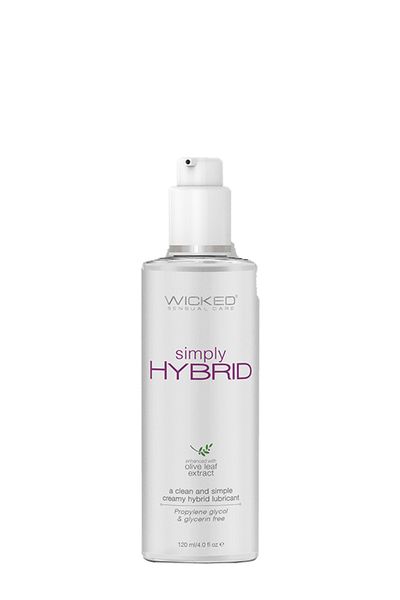 Лубрикант кремовый гибридный WICKED SIMPLY HYBRID SPERM 120ML T252141 фото