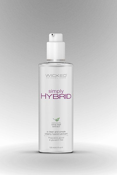 Лубрикант кремовый гибридный WICKED SIMPLY HYBRID SPERM 120ML T252141 фото