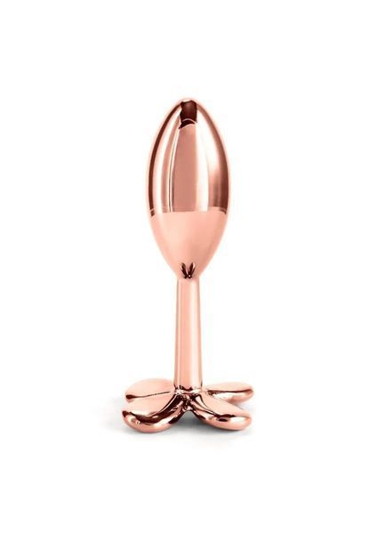 Metal anal plug NS Novelties Rear Assets Clover, color Gold