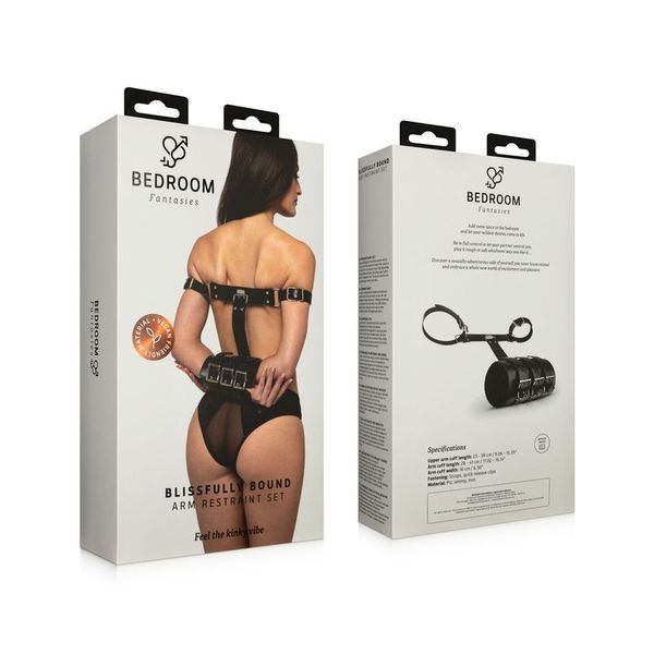 Zestaw podłokietnik&oacute;w Bedroom Fantasies Blissfully Bound, Black