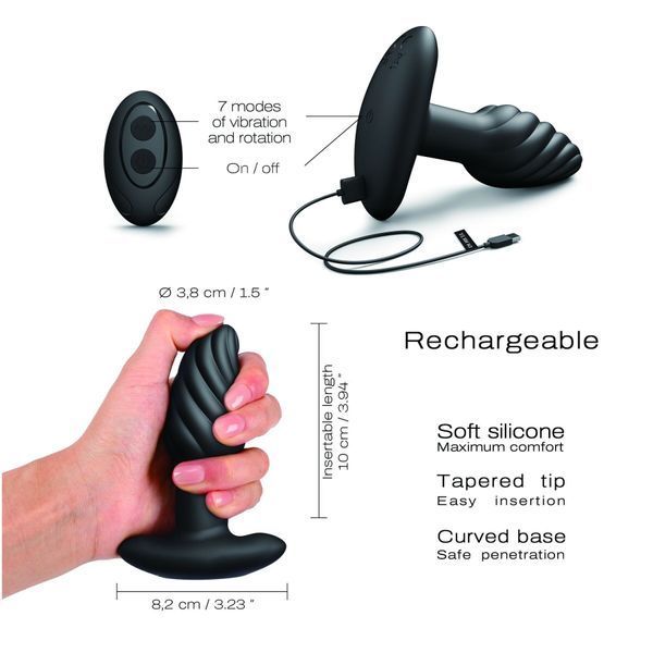 Анальна пробка Dorcel SPIN PLUG SO9019 SafeYourLove