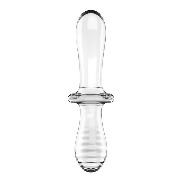 Satisfyer Double Crystal (Transparent) dildo