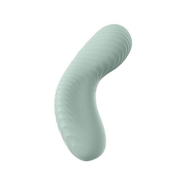 Накладний вібратор Fun Factory LAYA III sage green, ефект постукування пальцем SX0917 SafeYourLove