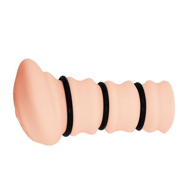 Мастурбатор вагіна реалістична з кільцями Crazy Bull Masturbator Vagina CB66030218 SafeYourLove