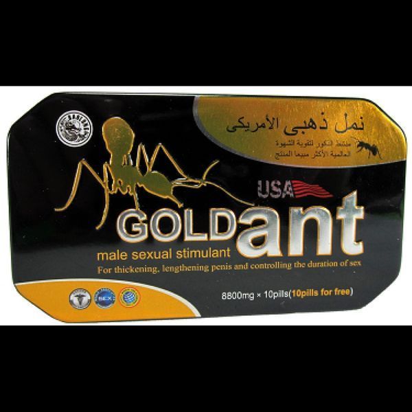 Lek na potencję "Golden Ant" USA Gold Ant (cena za opakowanie, 10 tabletek + 10 kapsułek)