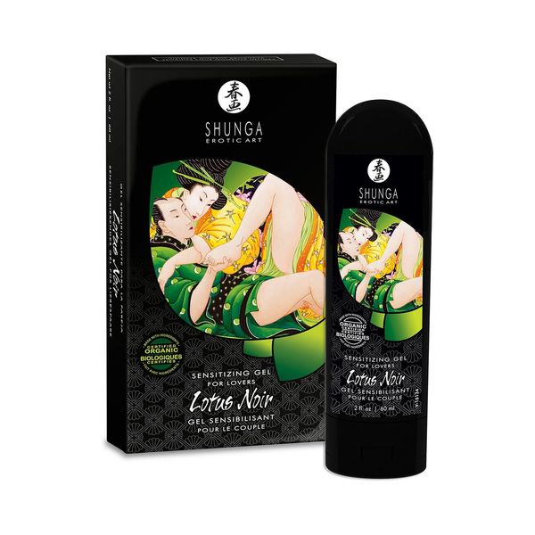 Збуджувальний гель для пар Shunga LOTUS NOIR (60 мл) з вітаміном Е та рослинним гліцерином SO2526 SafeYourLove