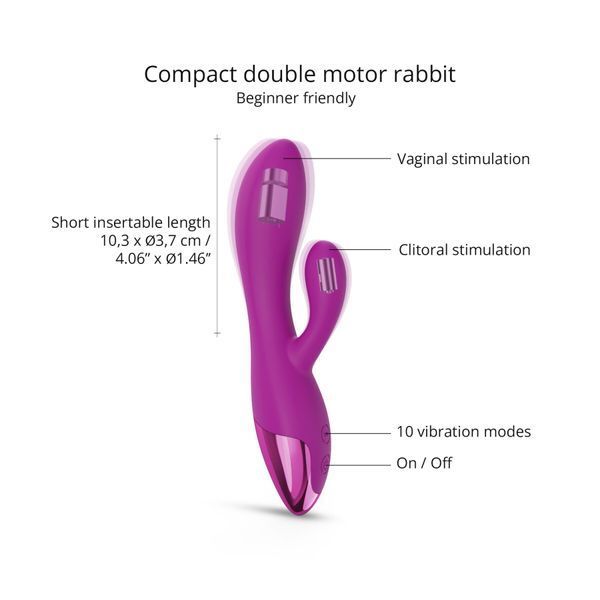 Вібратор-кролик Love To Love FUNKY BUNNY - SWEET ORCHID SO8682 SafeYourLove