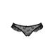 Трусики з оборками DONIA THONG black S / M - Passion Exclusive PS25902 фото 5 Safeyourlove