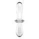 Satisfyer Double Crystal (Transparent) dildo