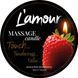 L'amour Seductive Strawberry massage candle with strawberry scent, 30 ml