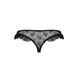 Трусики з оборками DONIA THONG black S / M - Passion Exclusive PS25902 фото 6 Safeyourlove