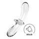 Satisfyer Double Crystal (Transparent) dildo