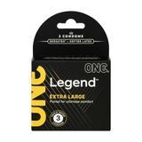 Презервативы ONE Legend XL, 3 шт, увеличенный размер, расширение на конце, картонная упаковка SX0781 фото Safeyourlove