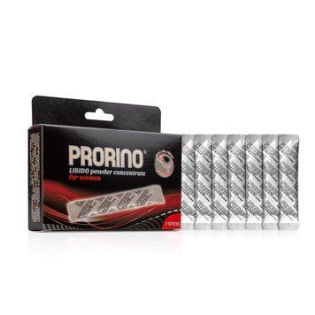 Exciting powder for women ERO PRORINO black line libido (pack of 7 sticks, 5 g each)