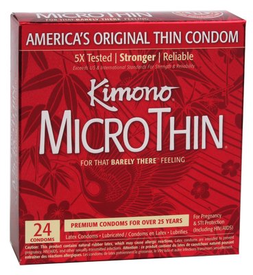 Упаковка презервативів 24шт Kimono MicroThin UCIU000179 SafeYourLove