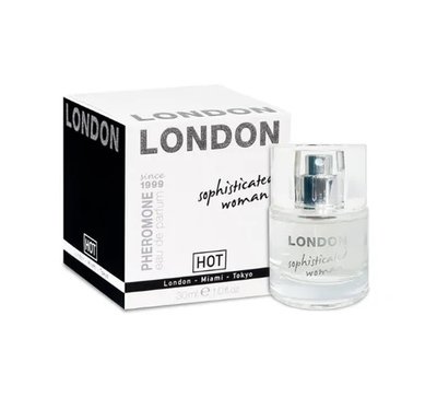 Духи с феромоноами женские HOT Pheromone Perfume LONDON woman 30 мл HOT55111 фото
