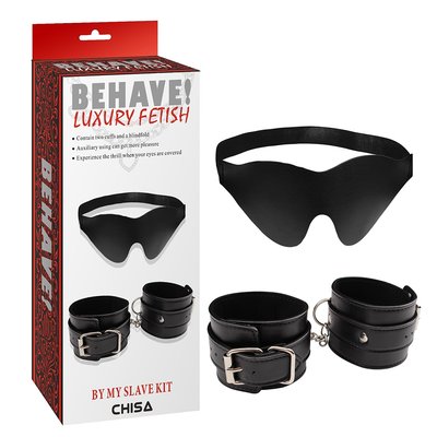 CH64572 Набор маска+наручники Behave Luxury Fetish Chisa CH64572 фото