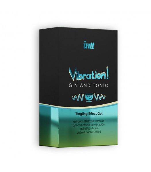 Wibrator w płynie Intt Vibration Gin Tonic (15 ml)