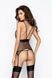 Corset with thong KATRISS CORSET black S/M - Passion