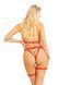 Choker Harness and Garters Leg Avenue 2PC Vegan Leather Nurse Harness Teddy and Headband Red, size S