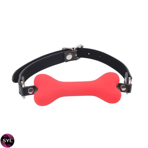 Кляп кісточка Chisa Behave Doggle Bone Bit Gag Red CH32365 SafeYourLove