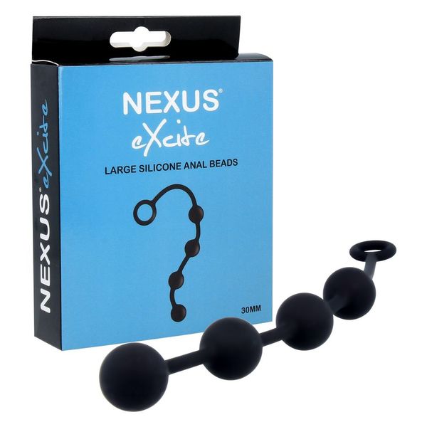 Анальні кульки Nexus Excite Large Anal Beads, силікон, макс. діаметр 3 см SO3843 SafeYourLove