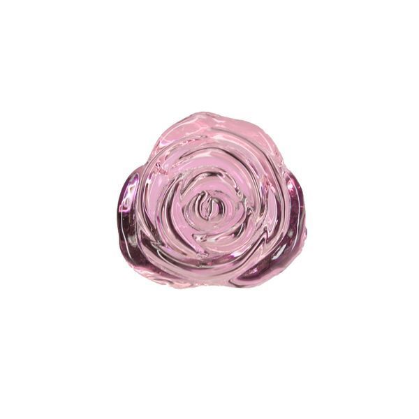 Glass anal plug Pillow Talk Rosy Luxurious Glass Anal Plug, ⌀3.3 cm, vibrating ball as a gift