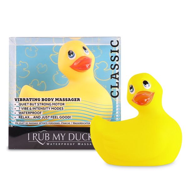 Вібромасажер качечка I Rub My Duckie - Classic Yellow v2.0, скромняжка SO1594 SafeYourLove