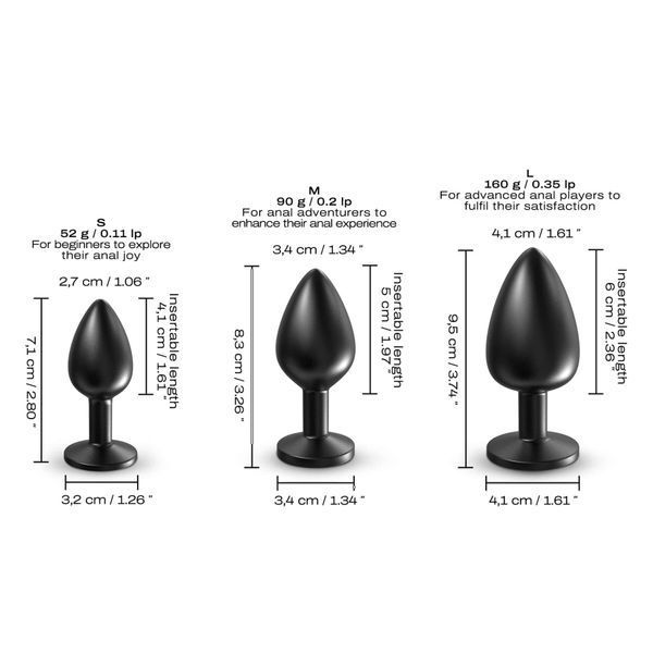 Анальна пробка Dorcel ONIX PLUG, розмір L SX1375 SafeYourLove