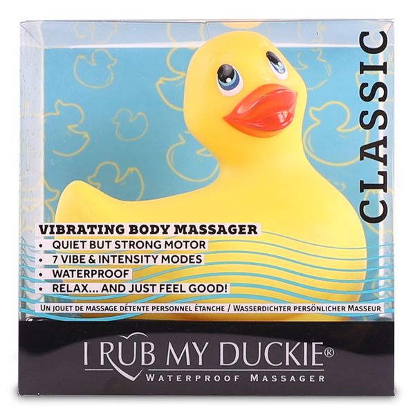 Вібромасажер качечка I Rub My Duckie - Classic Yellow v2.0, скромняжка SO1594 SafeYourLove