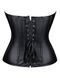 Star Night Sexy Leather Zipper Corset with Lace-Up, XS (without box), Black