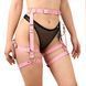 Гартери Art of Sex Claire, натуральна шкіра, колір Pink, розмір L SO7764 SafeYourLove