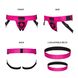 Труси для страпона Strap-On-Me Leatherette Harness Curious Fuchsia SO7813 фото 2 Safeyourlove