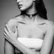 Wąski choker z k&oacute;łkiem MAZE Bijoux Indiscrets (Hiszpania), Black
