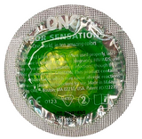 Набір презервативів латексних One Color Sensation силіконовим мастилом салатового кольору (ціна за 5 шт) 202163-1 фото Safeyourlove