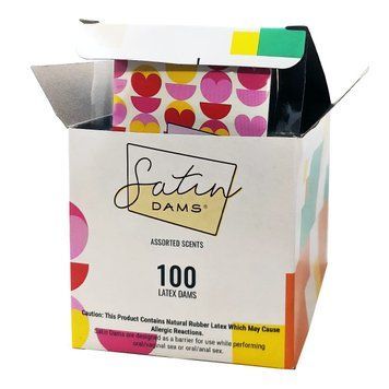 Zestaw serwetek lateksowych Satin Dams Assorted 100 szt