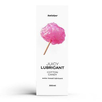 Lubrykant na bazie wody Satisfyer Juicy Lubricant Cotton Candy na bazie wody 300 ml
