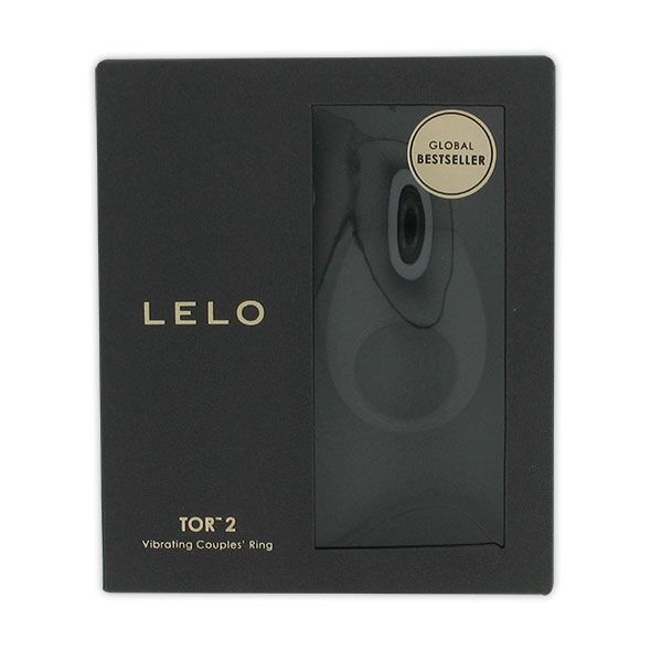 Black erection ring with vibration LELO Tor 2