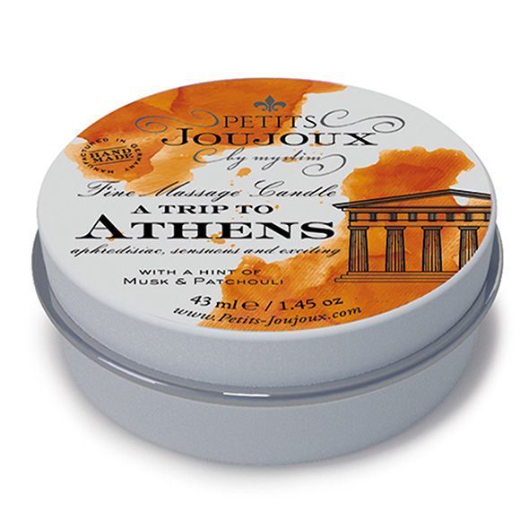 Массажная свечa Petits Joujoux - Athens - Musk and Patchouli (43 мл) с афродизиаками SO3169 фото