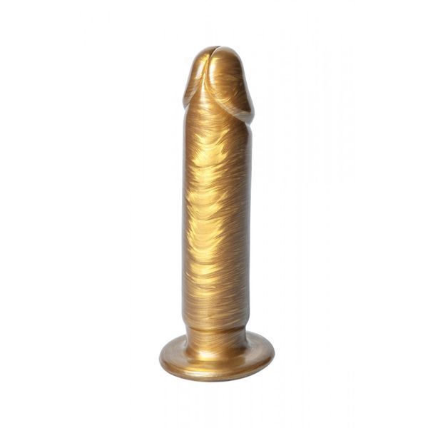 Фаллоимитатор реалистичный гигантский Chisa Dark&nbsp;Muscle на присоске, золотой 90143 / CN-711490143 фото