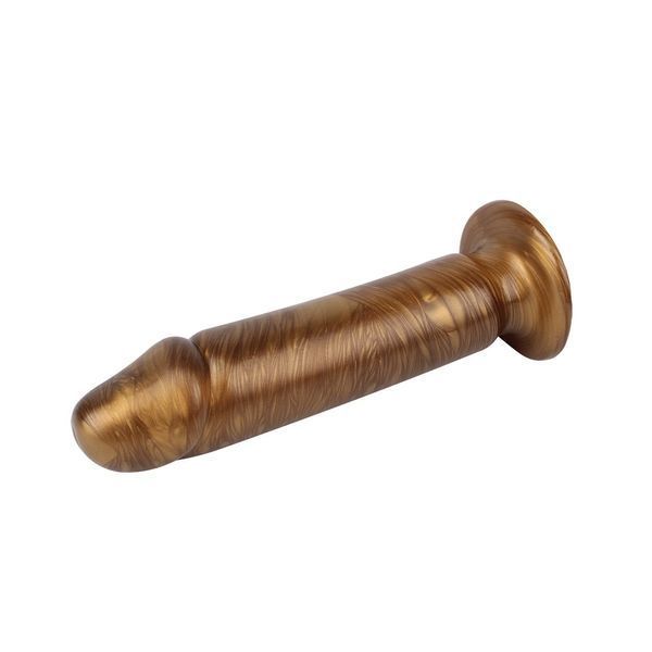 Фаллоимитатор реалистичный гигантский Chisa Dark&nbsp;Muscle на присоске, золотой 90143 / CN-711490143 фото