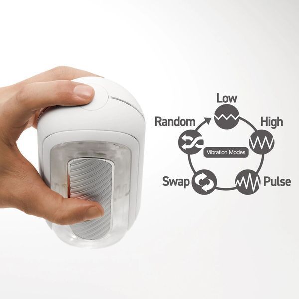 Masturbator Tenga Flip Zero Gravity Electronic Vibration, color White