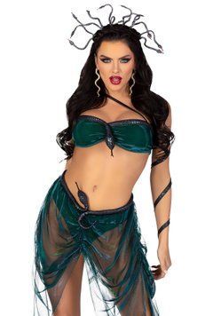 Эротический костюм горгоны Медузы Leg Avenue Medusa Costume SO9211 фото