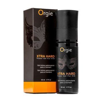 Gel for stimulation of the penis Orgie Xtra Hard Power Gel For Him, 50 ml, warms up, strengthens erection