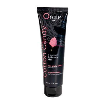 Water-based lubricant Orgie Lube Tube Cotton Candy, 100 ml, with the taste and aroma of cotton candy