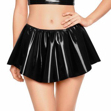 Лакированная сексуальная юбка Art of Sex &ndash; Lolita, цвет черный, L-2XL SX3415 фото