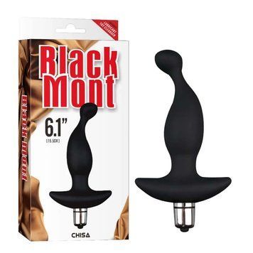 Anal plug with vibrating bullet Chisa Black Mont, black