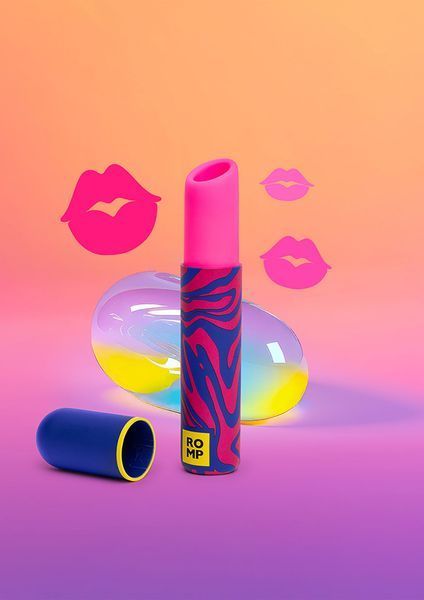 Кліторальний вібратор Romp Lipstick у вигляді губної памади, рожевий ROM3605 SafeYourLove